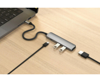 Satechi 4-in-1 USB-C Slim Multiport Adapter 4K USB-C, szary STP4SM - 1358259 - zdjęcie 4